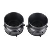 1 Pair NAB Hub Adapters Professional Polished Aluminum Alloy 10