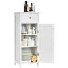 Furniga Bathroom Storage Cabinet, Large, White