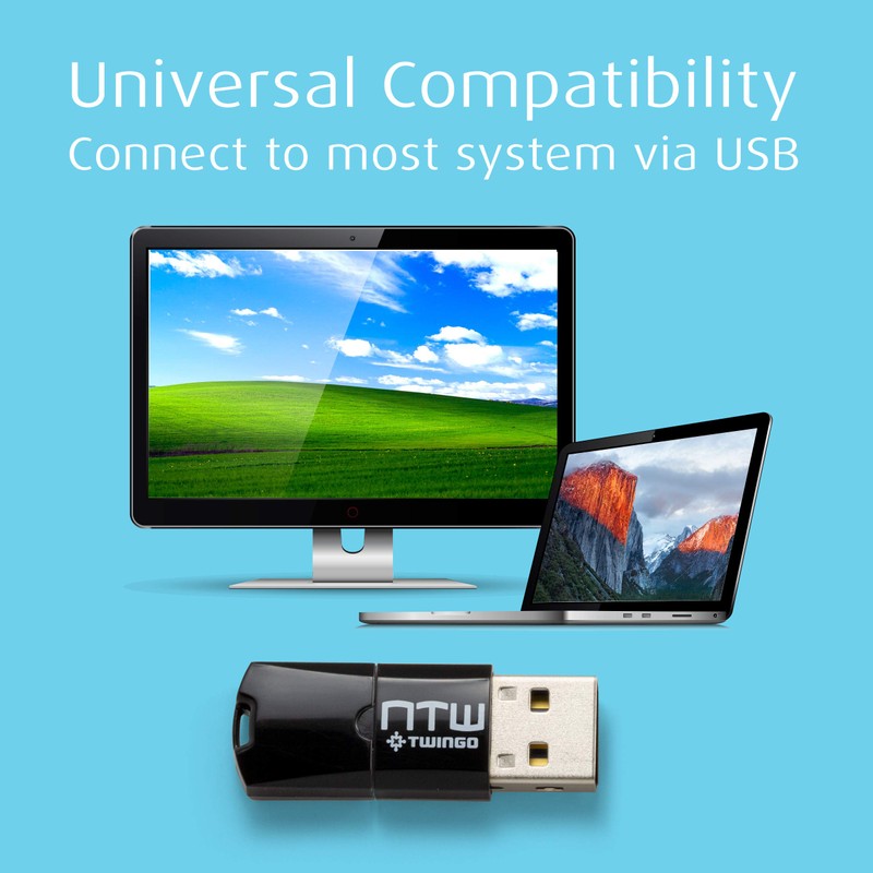 NTW Twingo: Micro SD Card Reader/Memory Card Reader/USB 2.0 Adapter/Micro