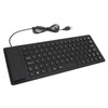 Foldable Silicone Keyboard 85 Keys Foldable Design Silent Wired Waterproof