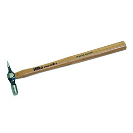 Hilka 54202708 Pro Craft Cross Pein Hammer Hickory Shaft, Brown, Silver
