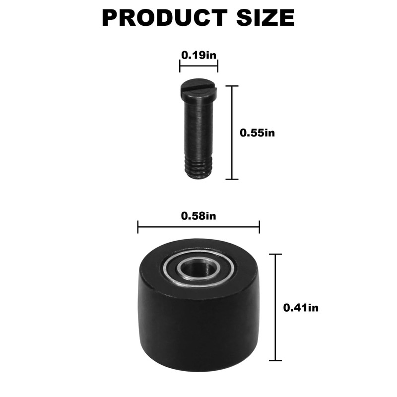 VIDABTE 3037PAR Pneumatic Belt Sander Bearing 3037 Pulley Assembly Fits