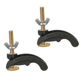Ieron 2 PCS T Nut Rail Splint T-Nut Rail Clamp Set T Nut Rail Clamp Quick Release Hold-Down Holder T-Nut M8 Quick Release Clamp Set