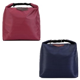 ZAHD Pack of 2 Cool Bag Small Cool Bag Mini Cool Bag Small Cool Bag for Travel Cool Bag for Lunch Mini Cool Box Shopping Bag Insulated Bag for Work School Outdoor (Red Blue)