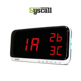 Syscall Call Bell Receiver (Monitor) SR-A2003, Syscall Call Bell Number Pad (2-digit 3-slot) with 48 Ringtones Voice