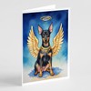 Caroline's Treasures Manchester Terrier My Angel Greeting Cards Pack of