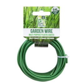 VFM - Garden Wire 5M Plastic Coated Gardening Tools Accessories Gardening Hand Tools Durable Garden Tools Ideal Gardening - 5 Metre Green