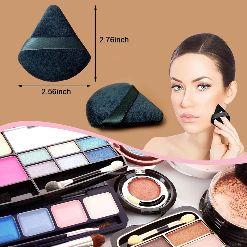 9 pcs Powder Puff Face Makeup Sponge:Powder Puff Face Triangle