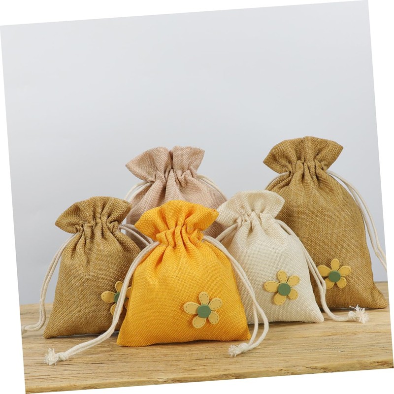 Healeved 8pcs Refillable Lavender Sachet Bags Small Medium Dried Flower