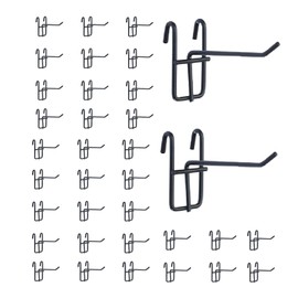 Eastern Tree Gridwall Hooks 4 Inch, Metal Grid Wall Display Hooks, Display GridWall Hooks, Hangers Gridwall Accessories for Retail Store Craft Show Display- 40 PCS