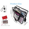 Clear Bag,2 Layer Clear Tote Bag With Zipper Closure Clear