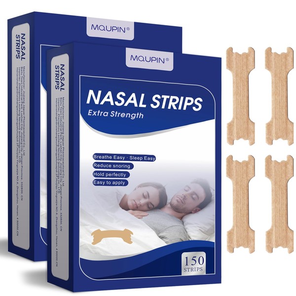 MQUPIN 300 Counts Nasal Strips Upgraded, Nasal Strips for Snoring,