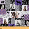 Homemissing Rustic Horse Patchwork Fabrics Children's Horse Floral Fabric 92