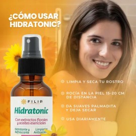 Filip Natural - Hidratonic Tónico Facial, Caléndula, 250ml Momento De Aplicación Día/noche Tipo De Piel Todo Tipo De Piel