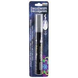 Uchida of America DecoDenim Marker Denim Fabric Pen, Silver