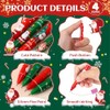 24pcs Black Ink Christmas Gel Ink Rollerball Ballpoint Pens for