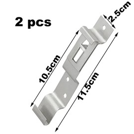 Set of 2 Car Number Plate Holder Tension Holder for Trailers, Number Plate Tensioner Change Number Plate Clips for Trailers and Caravans