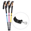 HJZHII 6 Pack Trekking Poles Quick Flip Pole Clamps with