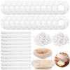 Fanfanwin 200 Pcs Banneton Liner Bread Proofing Basket Covers Non