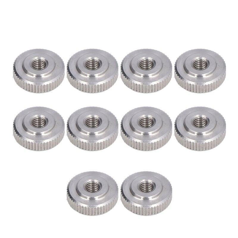 Knurled Thumb Nut 304 Stainless Steel Knurled Flat Head Through