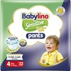 Babylino Sensitive Cotton Soft Nappies Size 4 Pants Maxi (7-13