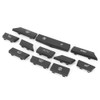 11pcs Car Interior Accessory AC Air Conditioning Button Fits for