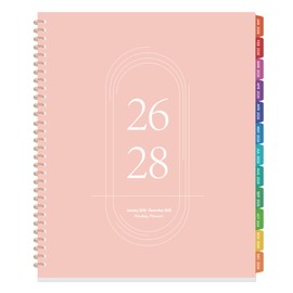 2026-2028 Monthly Planner Calendar - 3 Year Planner 2026-2028, Jan 2026–Dec 2028, 8.5" x 11", 36 Monthly Calendar with Colorful Tabs, Inner Pockets for Home, School or Office Use