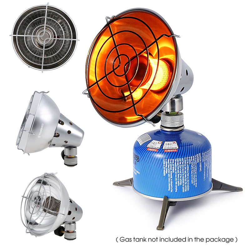 TOMSHOO Portable Gas Heater with Emergency Blanket and 4 Clips