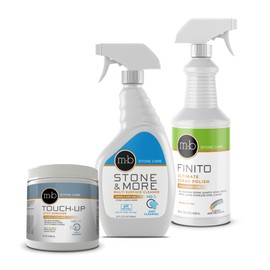 MB Stone Care Marble Repair Kit MB-5 Multi-Surface Cleaner, Finito Spray Polish & MB-11 Touch Up Etch Remover Ready to Use Bundle (1Quart / 32FL OZ, & 8OZ)