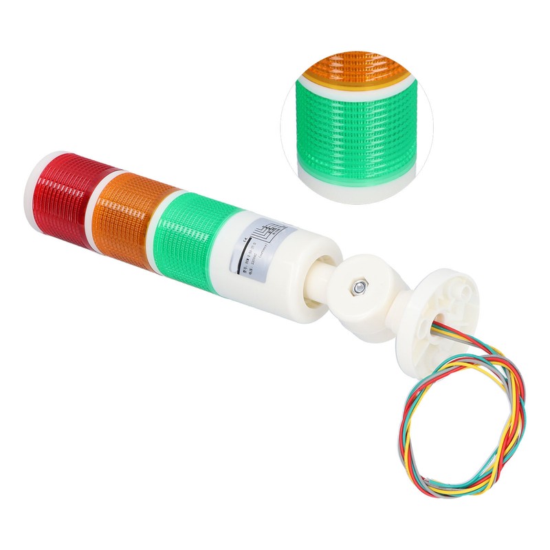 BERM Signal Tower Always Bright LED 3 Colour Alarm Light