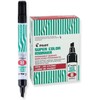 Pilot SCAB, Marcador, Tinta Permanente Negra, Rellenable, Doce Piezas (40100)
