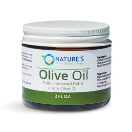Nature's Salves & Soaps Fully Ozonated USDA Certified Organic Extra Virgin Olive Oil