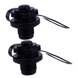 BESPORTBLE 2PCS Air Mattress Plug Inflatable Valve Cap Screw Plugs Replacement Valve Secure Seal Cap for Inflatable Pool Floats Water Toy Raft Pool Toy