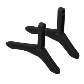 Gatuida 1 Set Tv Stand Legs Replacement Base Mount for Tvs Sturdy Plastic Pedestal Feet Holder Efficient Space Saving Design Easy Assembly Compatible with Various LCD Screens Black