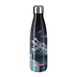 Step by Step Starship Sirius Insulated Stainless Steel Drinking Bottle Blue / Black