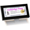 Creative Picture Frames 3.5X8.5Bk Cosmetology Self Standing Black License Frame