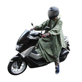 CarOver One - Size Rain Poncho, Coat Wear, Suit, Mens, Ladies, Motorcycle, Bicycle, Scooter, Rainwear, Rain Coat, Commute, green