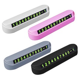 (One-touch Parking Number Plate Type B) Car Phone Number Notification Board / (원터치 주차 번호판 B타입) 자동차 전화번호 알림판