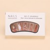 Rchovsam Gold Fall Press on Nails Long Square False Nails