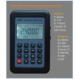 Signal Generator LB01 4-20mA/0-10V/mV Versatile Resistance Current Voltmeter Source Process Calibrator LCD Display
