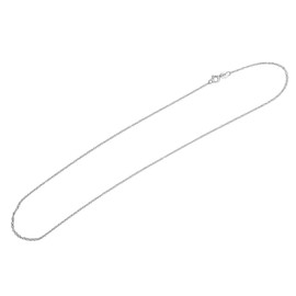 FashionJunkie4Life Sterling Silver 1mm Cable Chain - 16,18,20 Inch (16 Inches)