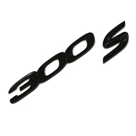 1pc Custom 300-S Trunk Emblem Nameplate 3D Badge Replacement for New 2020-2023 NoiseTrunk (Glossy Black)