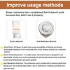 Anirun All-in-One Paint White, Touch-Up Paint for Furniture, Cabinets, Wood,