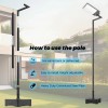PFCTART 9.35 Ft Street Light Pole with Tank Base for