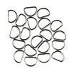 HAND® Silver Tone 14 mm Small D Ring Buckle -