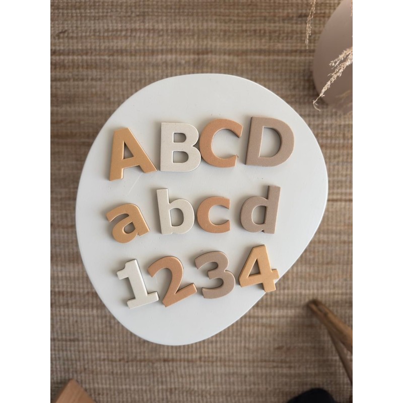 Gale Tots Magnetic Letters and Numbers -135 Pcs Alphabet Magnets