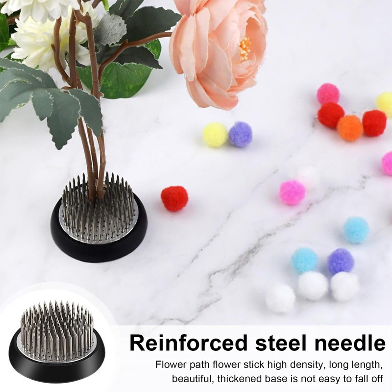 PHMING Pack of 4 Hedgehog Flowers, Flower Hedgehog with Rubber