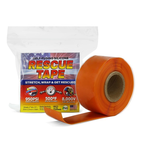 Bond It Rescue Tape, Self-Fusing Silicone for Emergency Plumbing, Pipe
