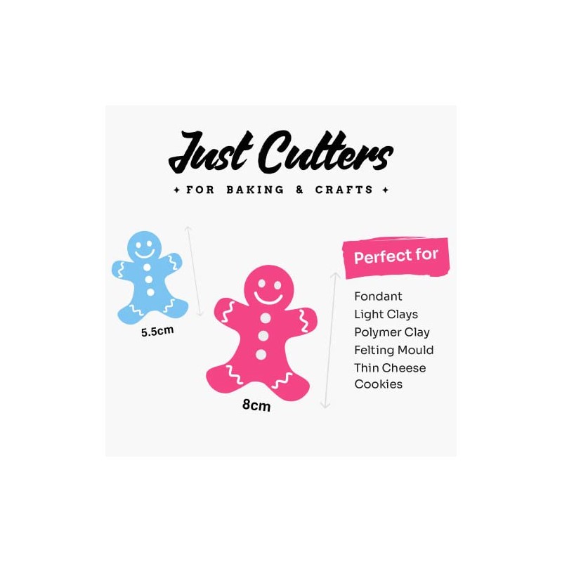 Acoustic Guitar Set of 2 Value Cookie/Fondant Cutters Pair 5CM