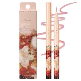 Milfee Painting Liquid Eyeliner (04 Pink Pearl) Glitter Liner Liquid Anti-Fall Waterproof Extra Fine Fine MilleFee